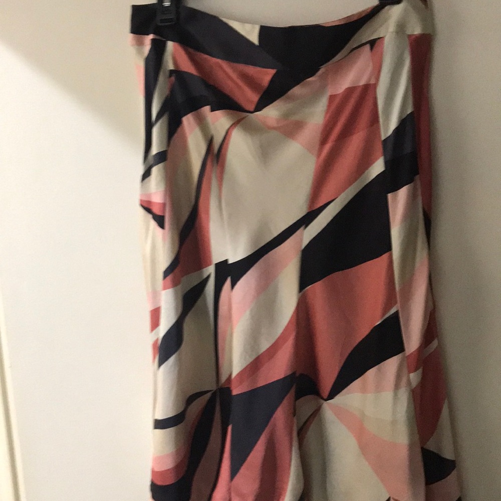 Theory silk skirt